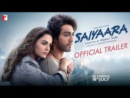 download "Official Poster of Saiyaara Movie 2025 Featuring Ahaan Panday and Anneet Padda
